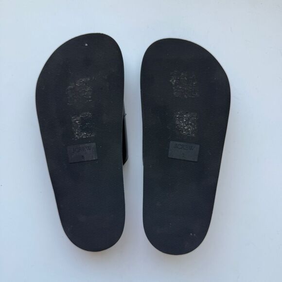 EUC J.Crew Colbie Buckle Leather Sandals, Black, Women’s 8 - Picture 6 of 7